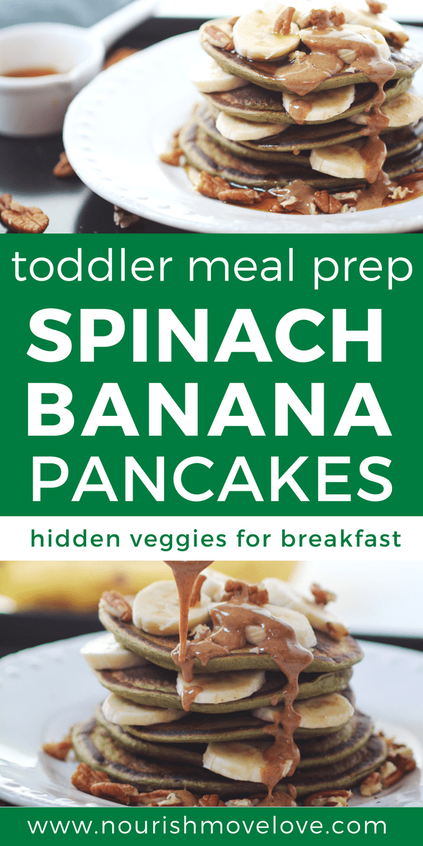 Meal Prep Spinach Banana Pancakes