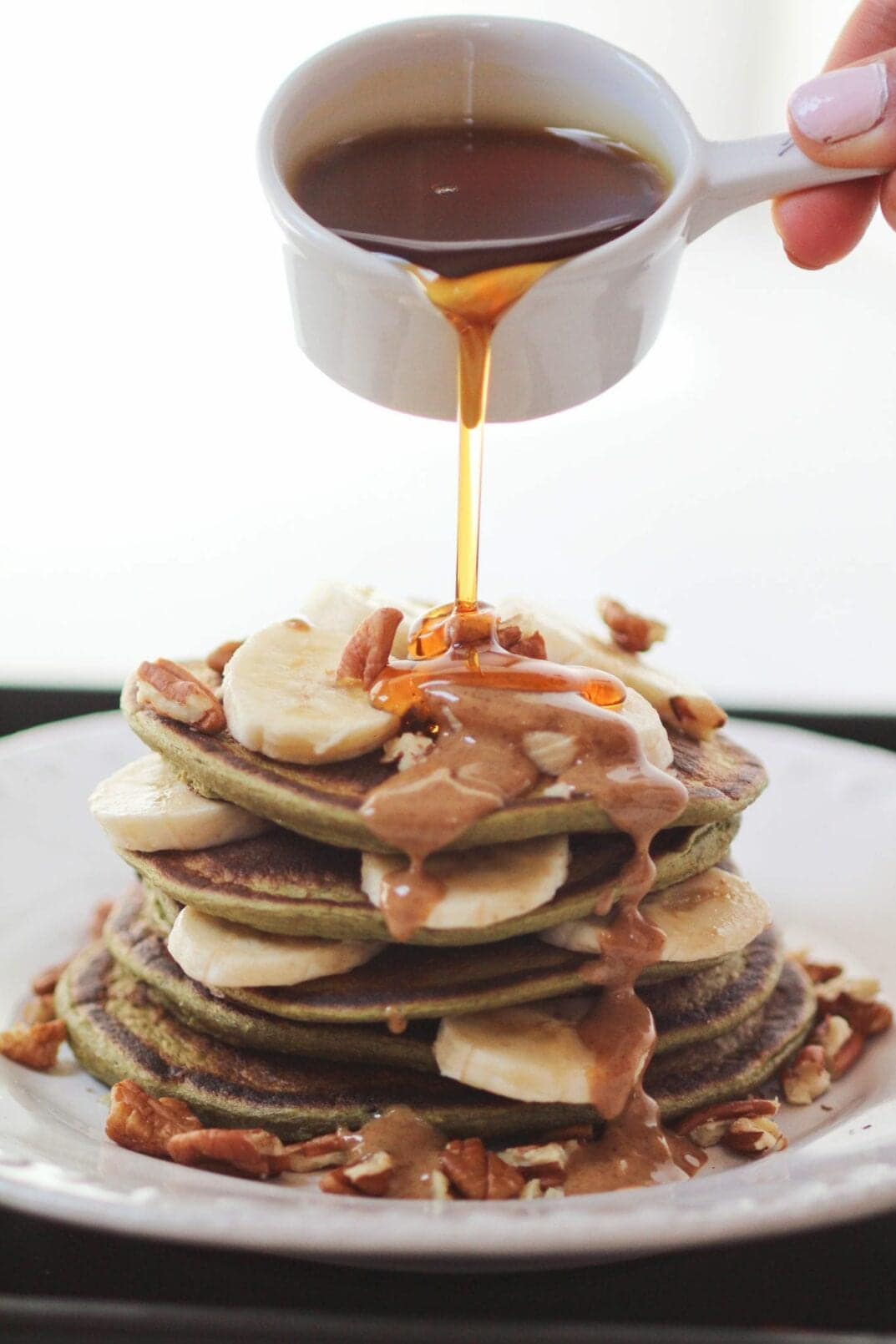 Meal Prep Spinach Banana Pancakes