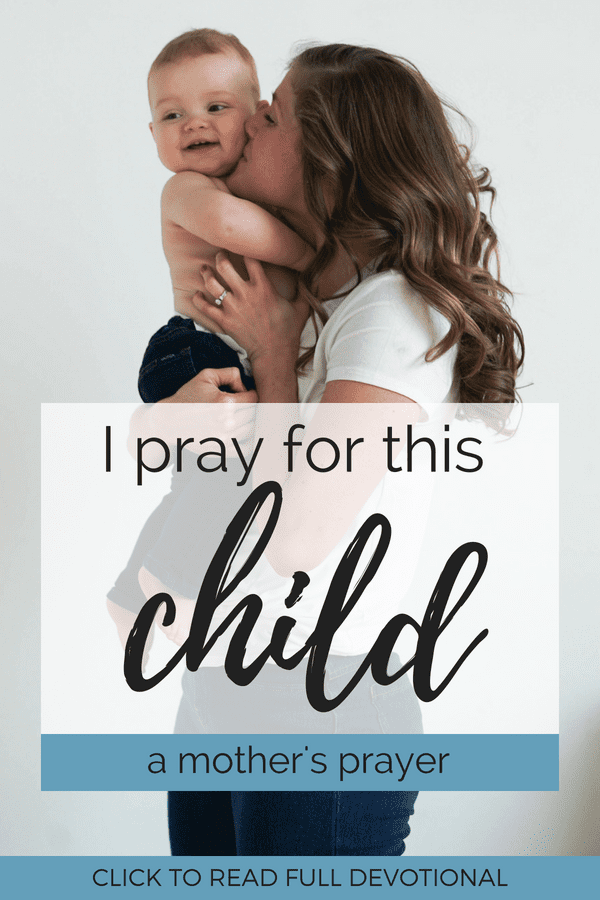 Mother's Prayer for Her Child