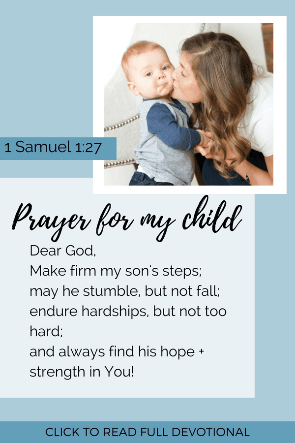 Mother's Prayer for Her Child