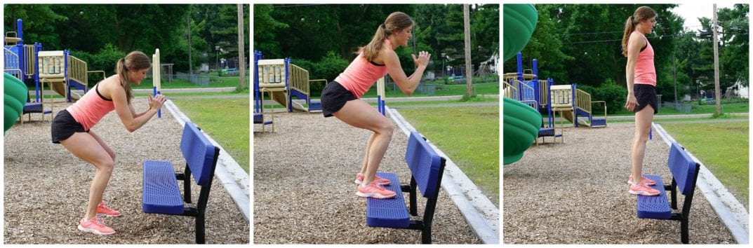 Bench Jumps | Bench Workout 