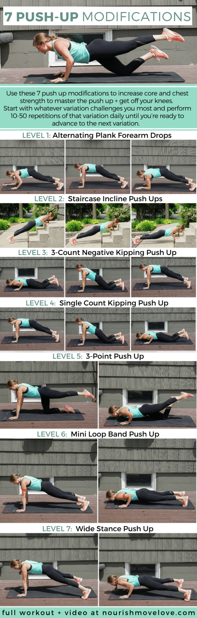 7 Push Up Modifications