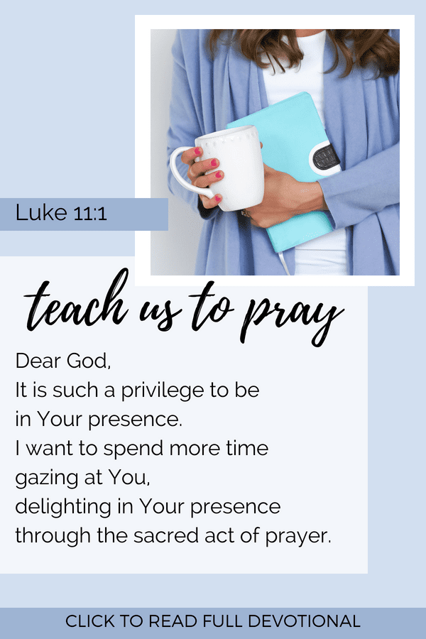 Prayer Devotional Luke 11:1