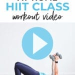 Pin for pinterest - 30 minute standing workout: hiit with weights