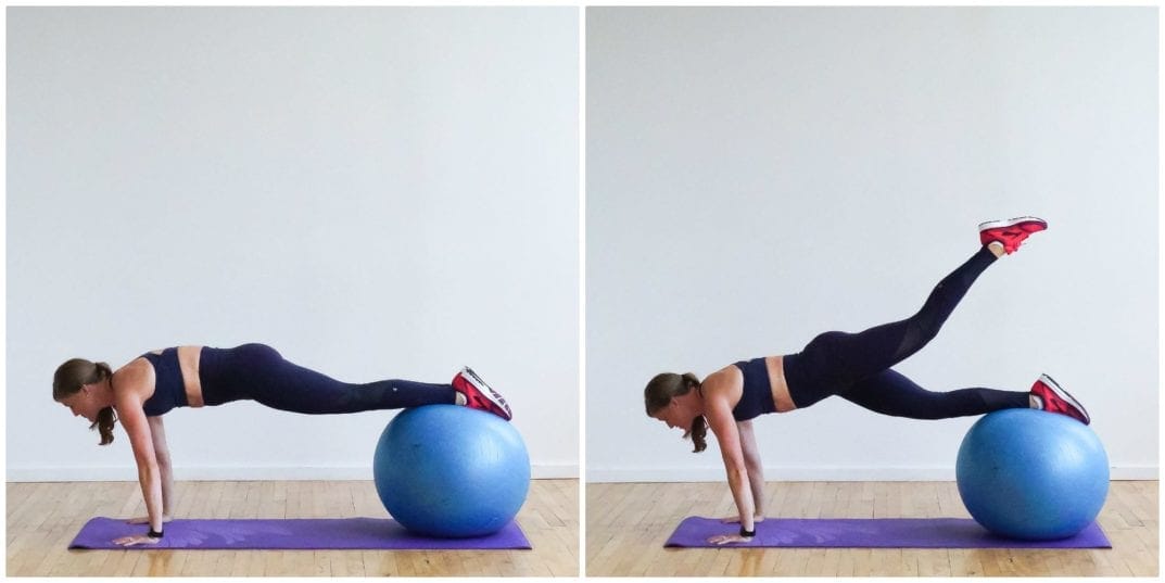 10 Minute Butt + Abs Stability Ball Workout Nourish Move Love