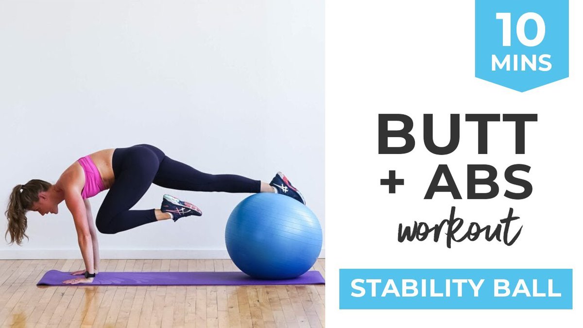 Stability Ball Glute Exercises