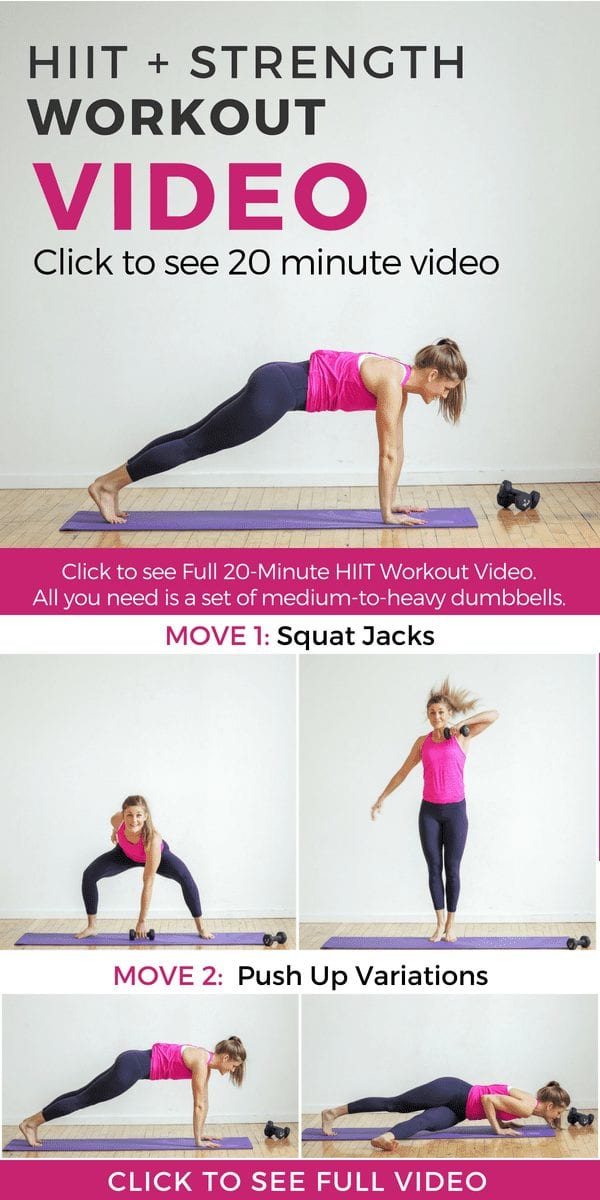 20 Minute HIIT Workout Video_LONG_PIN_2 Nourish, Move, Love