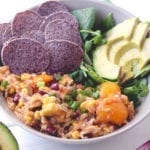 Crockpot Mexican Chicken Burrito Bowls - nourish move love