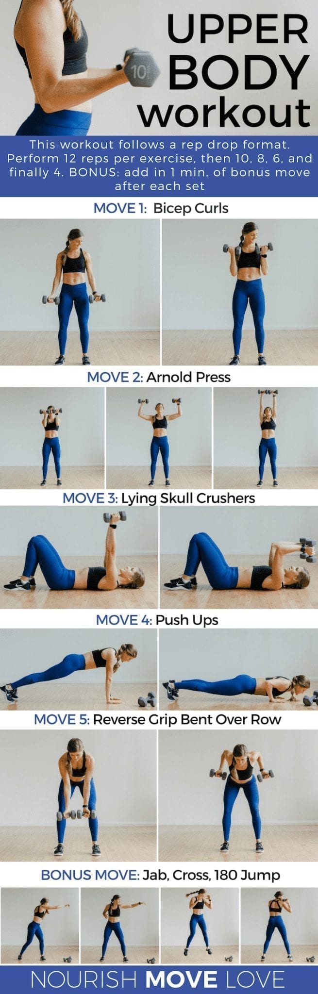 5 Best Upper Body Exercises for Women | Arm Workout ...