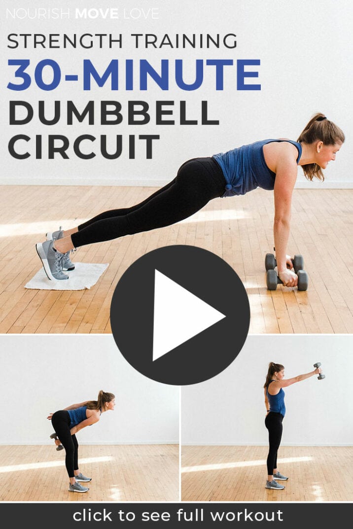 30Minute Strength Circuit Workout (Video) Nourish Move Love
