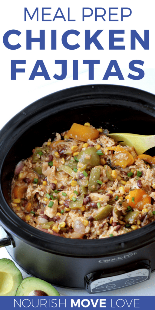 Crockpot chicken fajitas | Slow Cooker | Meal Prep Burrito Bowl | Mexican Chicken | Healthy Chipotle Burrito Bowl | Healthy Dinner Recipe | Meal Prep Lunch Recipe