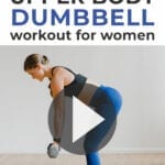 Pin for Pinterest - best upper body exercises for women