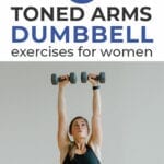 Pin for Pinterest - best upper body exercises for women