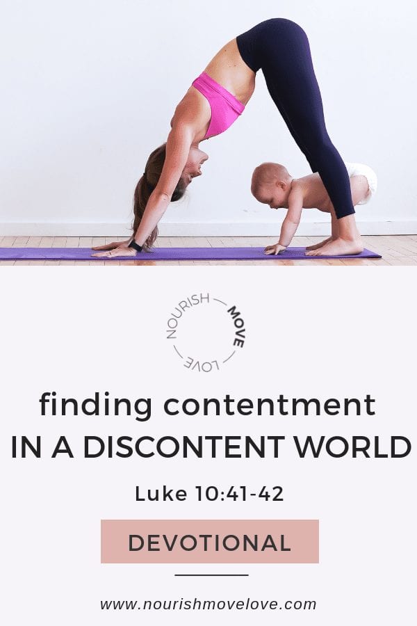 Contentment prayer - a prayer for finding contentment | Luke 10:41-42 | Bible Study