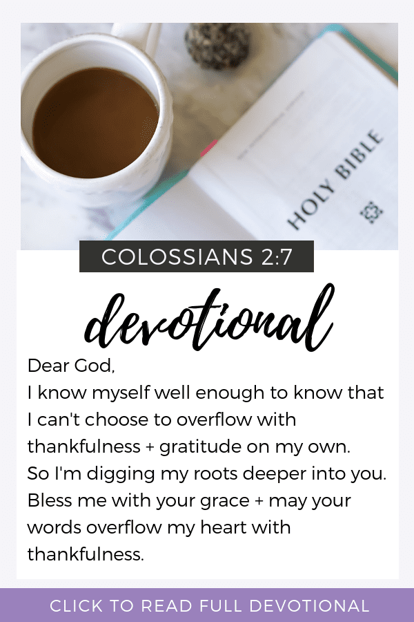 Devotional | Colossians | Bible Study | Negative Thoughts