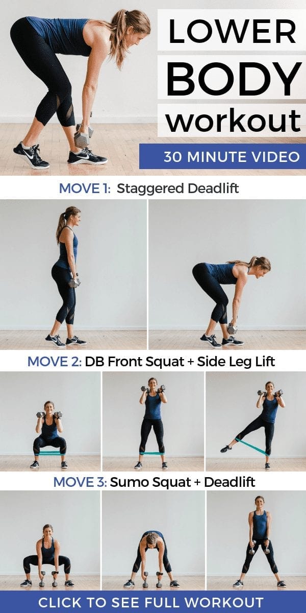 30 Minute Leg Workout At Home Workout Video Lower Body Workout 
