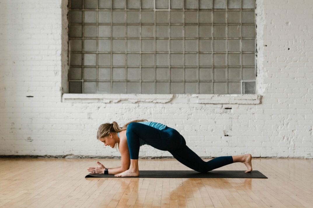 Lizard pose yoga flow for muscle recovery Nourish, Move, Love