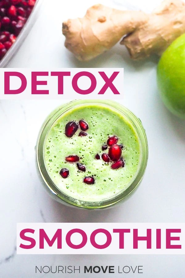 Detox Smoothie Recipe | Post Holiday Detox Smoothie | Vegan Green Smoothie 