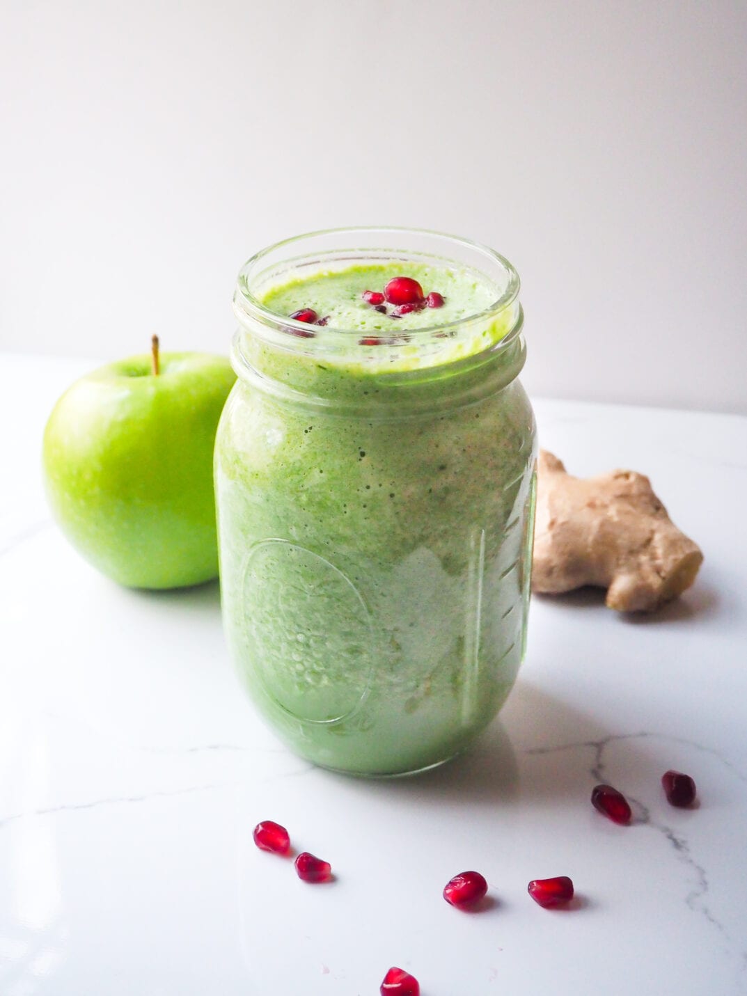 Apple Ginger Detox Smoothie Recipe green smoothie recipe Nourish