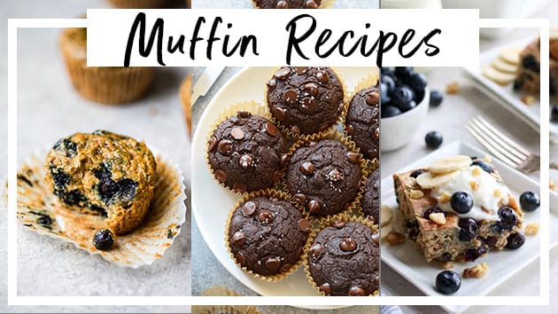 Healthy Muffin Recipes | Healthy Breakfast Meal Prep Ideas | Breakfast Muffin Recipes