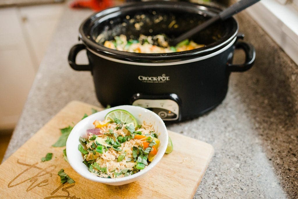 Crockpot Coconut Curry Chicken | Slow Cooker Meal Prep | Easy Weeknight Dinner Recipe