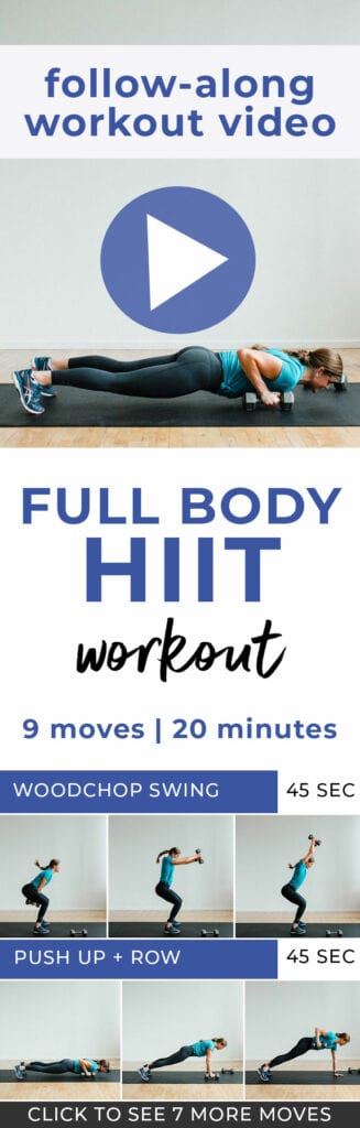 20 Minute Full Body Hiit Workout For Women Nourish Move Love