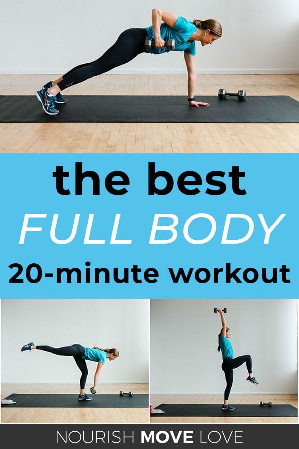 The Best Full Body Workout 20 Minute At Home Hiit Workout Nourish
