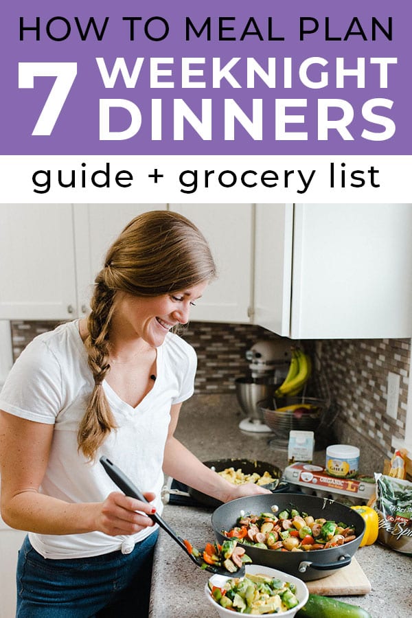 How to Meal Prep: 7-Day Meal Plan + Grocery List | Nourish Move Love