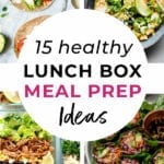 lunch meal prep | lunch box ideas