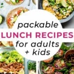 packable lunch recipes | lunch meal prep