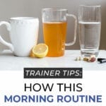 detox tea morning routine