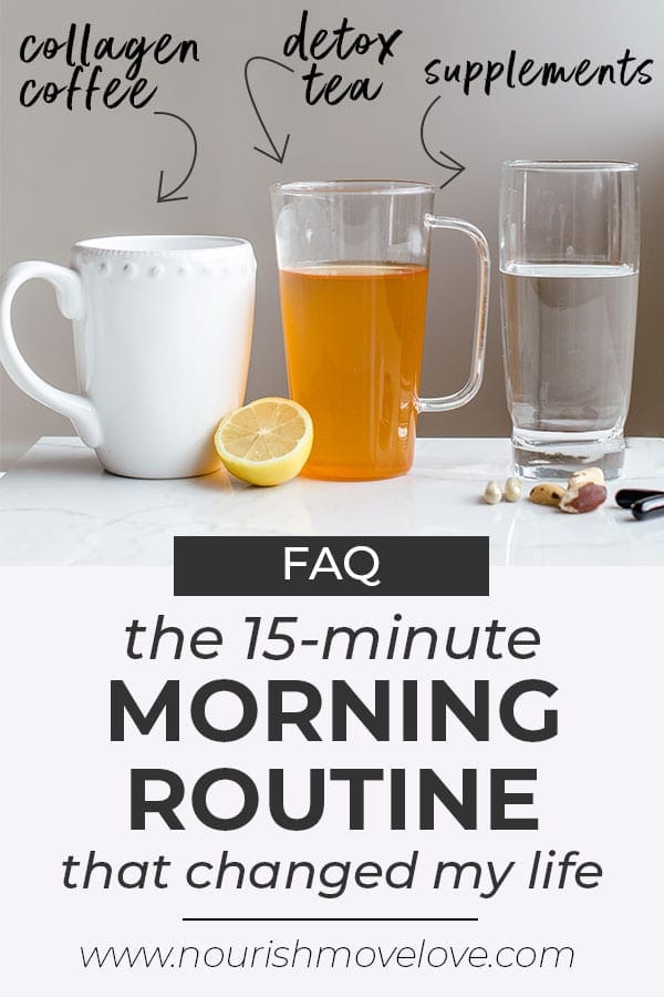 morning routine | trainer tips | be a morning person | Start your day with 8 oz of water