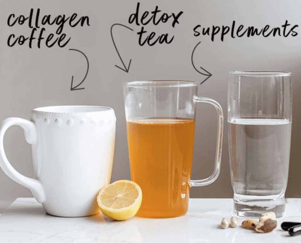 morning routine | collagen coffee | Detox Tea | Morning Supplements