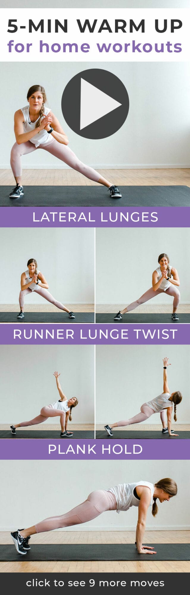 5-Minute Warm Up for Workouts (Video) | Nourish Move Love