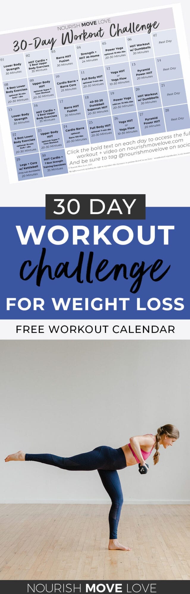 workout challenge for weight loss
