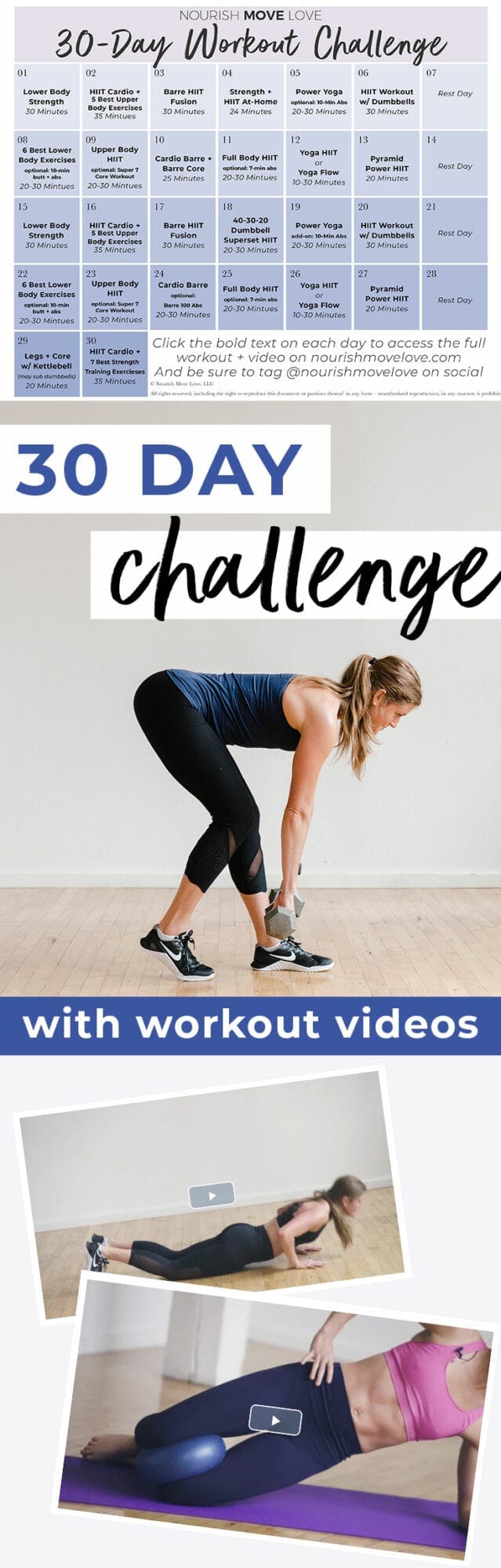 30 day workout challenge for weight loss