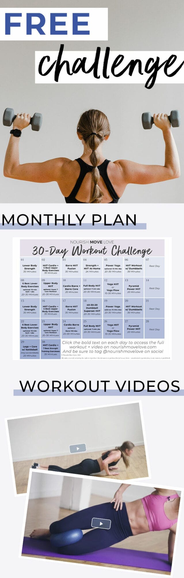 monthly workout plan