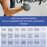 workout calendar for women