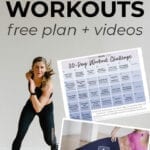 30 day workout calendar