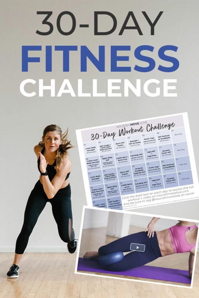 30 day fitness challenge | at home workouts