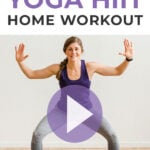 Power Yoga Workout pin for pinterest