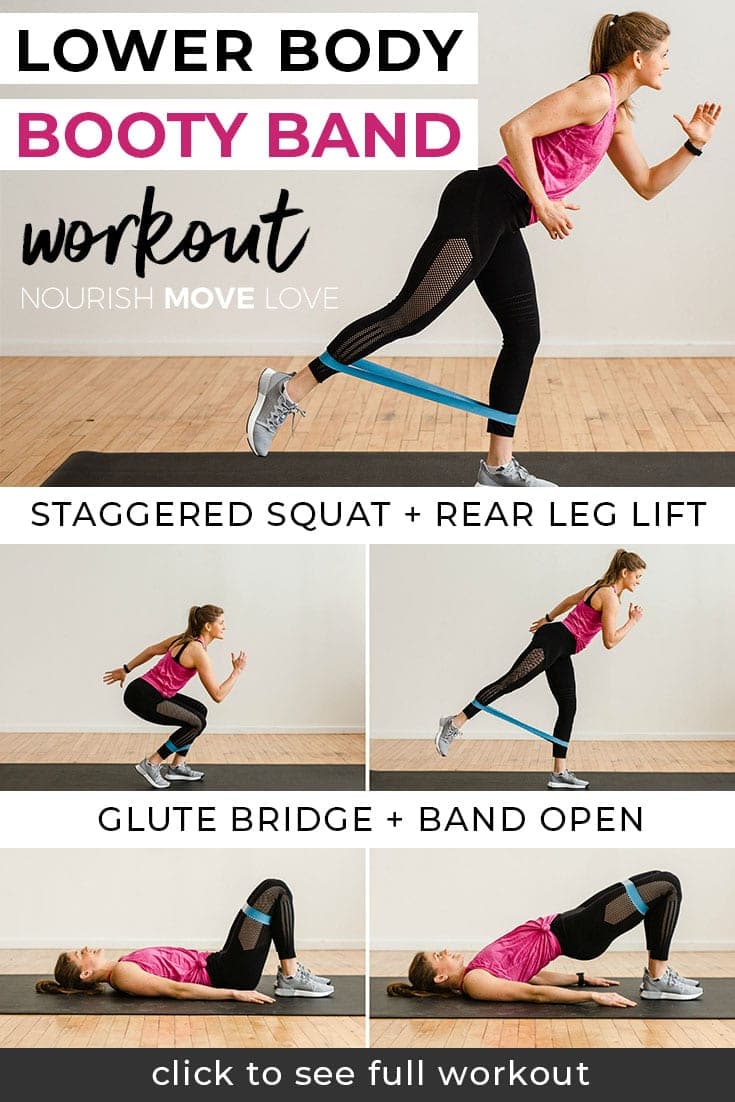  Legs Workout At Home With Bands for Beginner