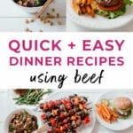 Quick and easy dinner recipes | 5 beef recipes