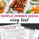 Simple Dinner Ideas Using Beef