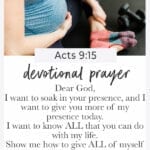 Devotional Prayer | Acts 915