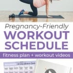 workout calendar and beginner workout plan