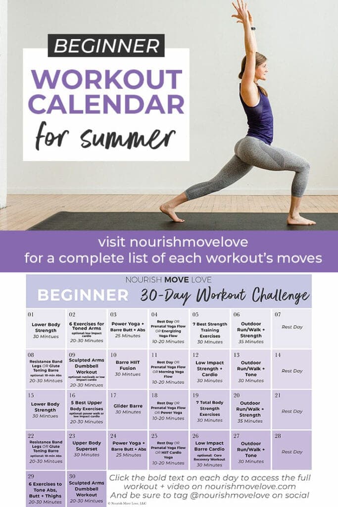 Printable Beginner Workout Plan