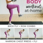 arm workout with dumbbells