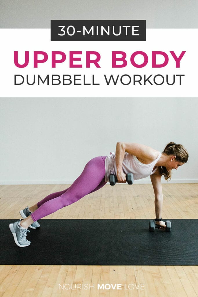 30Minute Arm Workout with Weights (Video) Nourish Move Love