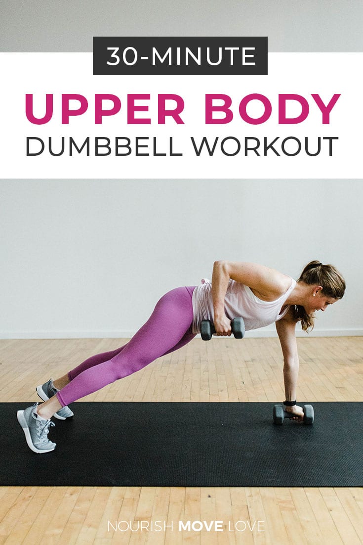 30Minute Arm Workout with Weights (Video) Nourish Move Love